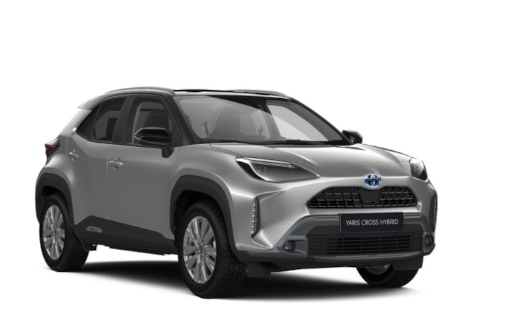 Toyota Yaris Cross 1.5 Hybrid rent-a-car konstrukcióban fokozatmentes automata váltóval